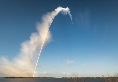 Launch long exposure, three minutes